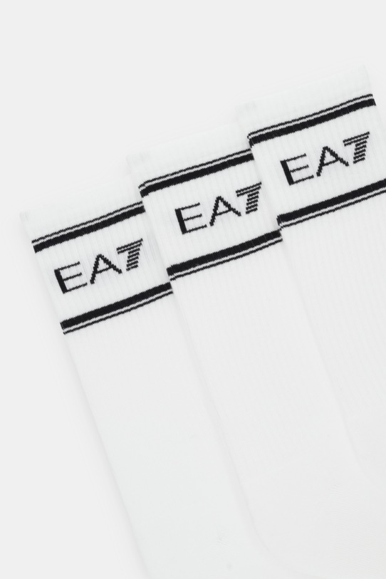 EA7 Emporio Armani skarpetki 3-pack AF18572.7X000381 biały SS26
