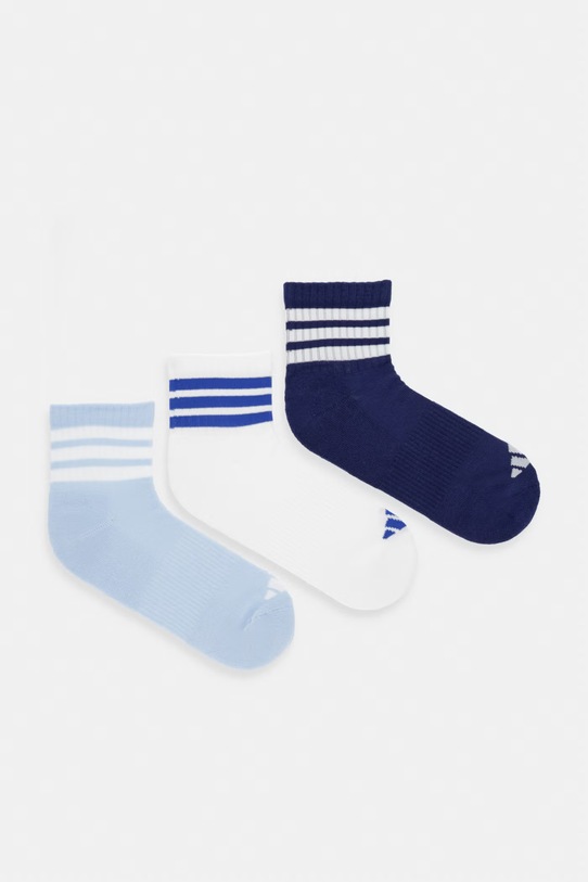 adidas skarpetki 3-pack wzorzyste niebieski KC9615