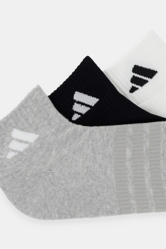 Ponožky adidas 3-pack KC9631 šedá SS26