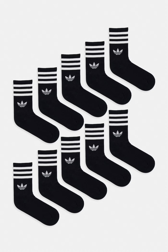 Шкарпетки adidas Originals 10-pack довгі шкарпетки чорний KG5754