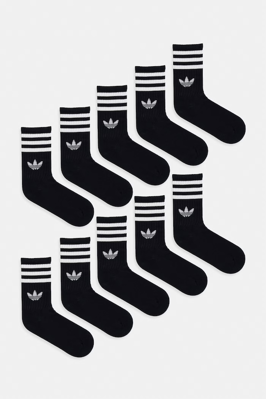 Шкарпетки adidas Originals 10-pack довгі шкарпетки чорний KG5754