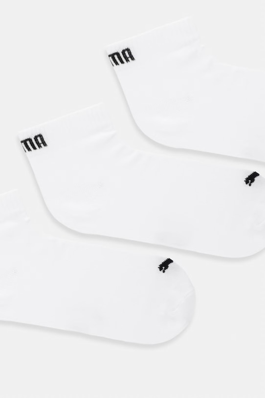 Ponožky Puma QUARTER PLAIN 3-pack 938589 bílá SS26