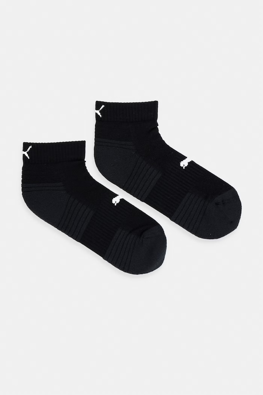 Ponožky Puma CUSHIONED QUARTER 2-pak krátke ponožky čierna 938903