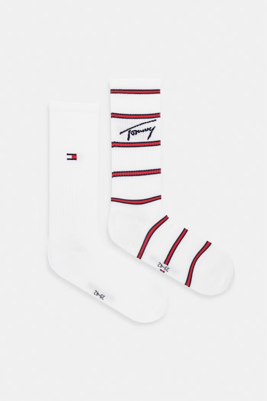 Tommy Jeans skarpety 2-pack biały 701239244