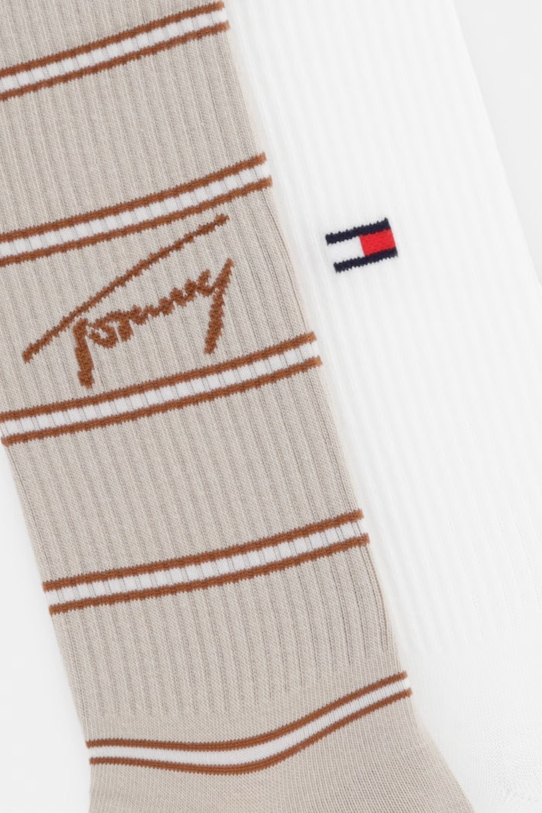 Tommy Jeans skarpety 2-pack 701239244 beżowy SS26