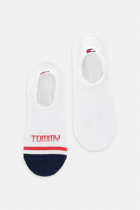 Tommy Jeans skarpety stopki 2-pack biały 701239161