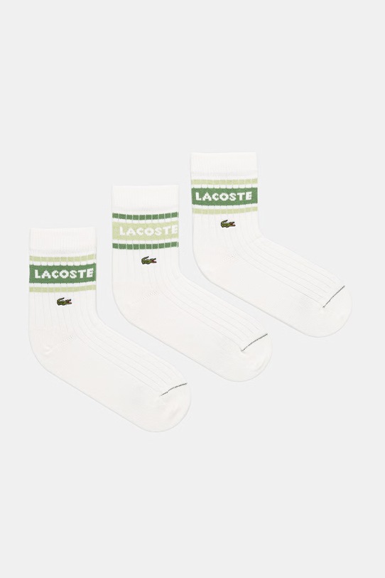 Lacoste skarpety 3-pack biały RA1922
