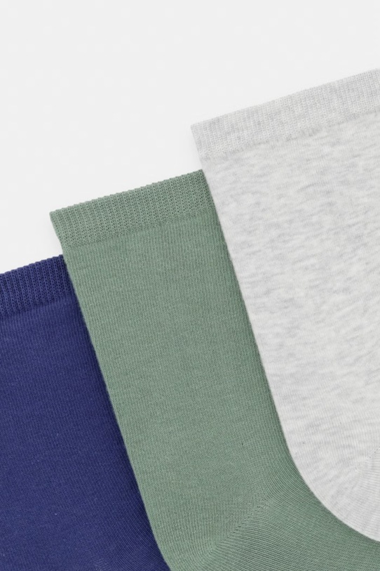 United Colors of Benetton обикновени чорапи 3 броя 6GRDV7002 зелен SS26