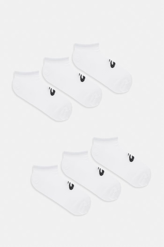 Asics skarpetki 6-pack skarpetki krótkie biały 3033C301