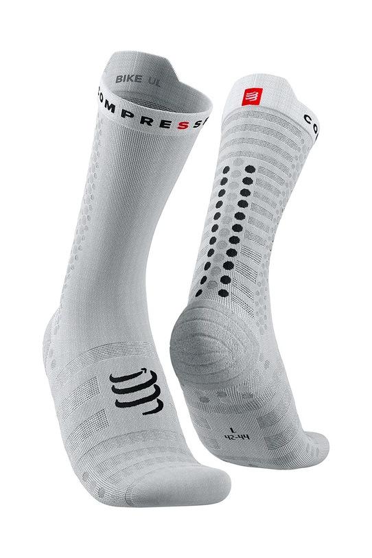 Compressport skarpety Pro Racing biały XU00052B