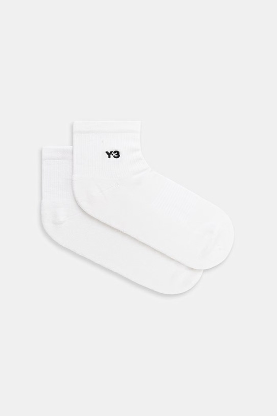 Κάλτσες Y-3 CL SOCK LO λεπτό μοτίβο λευκό JZ6274