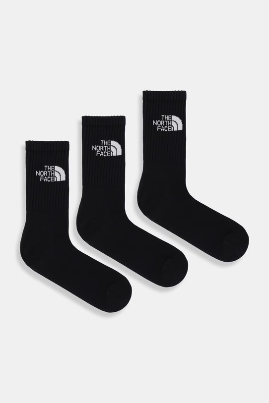 The North Face skarpetki 3-pack drobny wzór czarny NF0A8EKXJK31