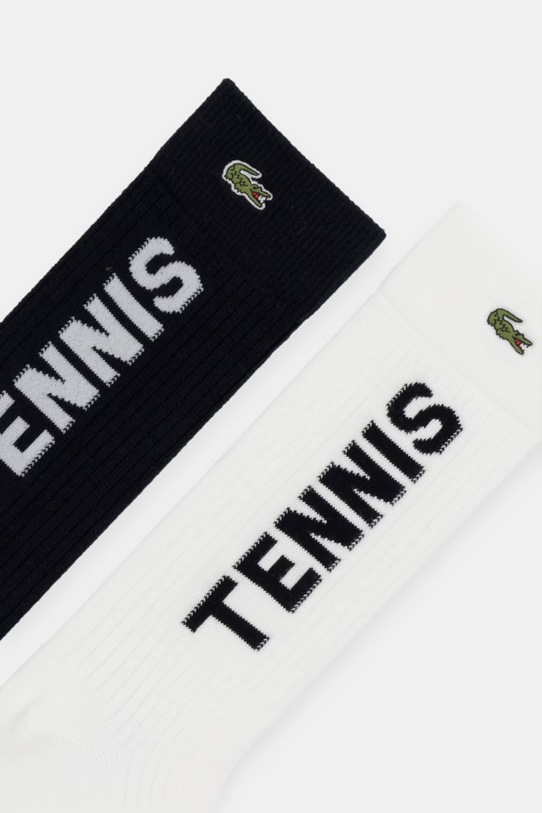 Lacoste skarpety bawełniane 2-pack RA1931 beżowy SS26