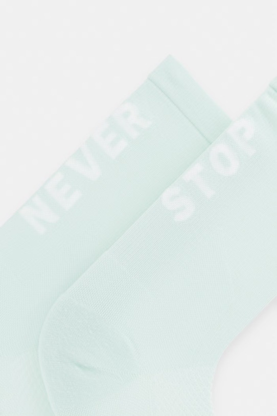 The North Face skarpety Never Stop NF0A8EGKN3U1 turkusowy SS26