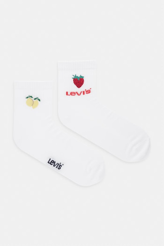 Levi's skarpety 2-pack biały 37157.1338