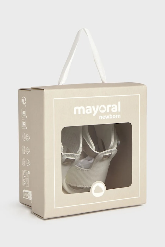 Черевики для немовля Mayoral Newborn бежевий 9084.1L.Newborn.PPY2