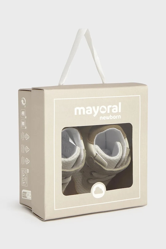 Mayoral Newborn buty niemowlęce beżowy 9087.1R.Newborn.PPY2