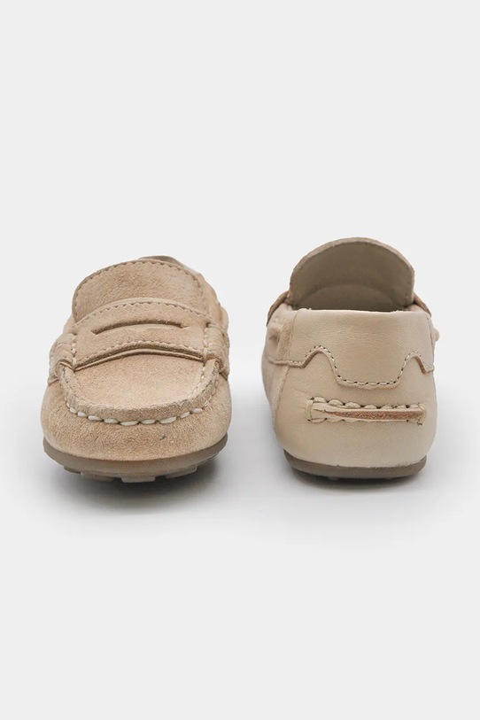 Mayoral mokasyny zamszowe dziecięce 41765.71B.Baby.PPY2 beżowy SS26