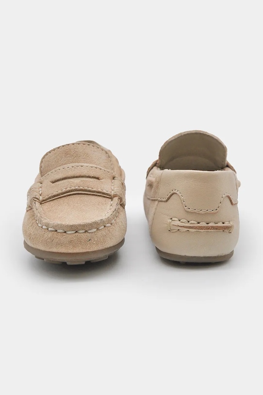Mayoral mokasyny zamszowe dziecięce 41765.71B.Baby.PPY2 beżowy SS26