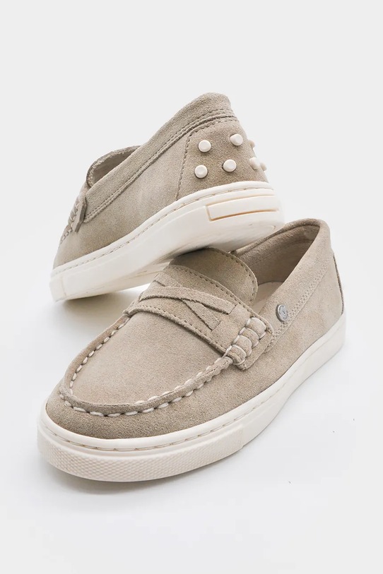 Mayoral mokasyny zamszowe dziecięce szary 45750.89B.Kids.PPY2