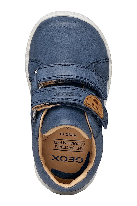 Detské kožené poltopánky Geox MACCHIA B254NB.000CL.18.26 tmavomodrá