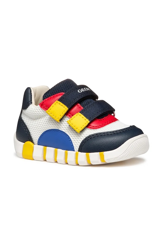 Dětské tenisky Geox IUPIDOO imitace kůže námořnická modř B3555C.01454.18.26