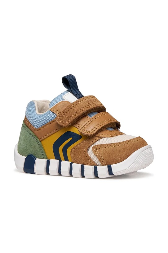 Geox sneakersy dziecięce IUPIDOO skóra zamszowa brązowy B3555D.02214.18.26