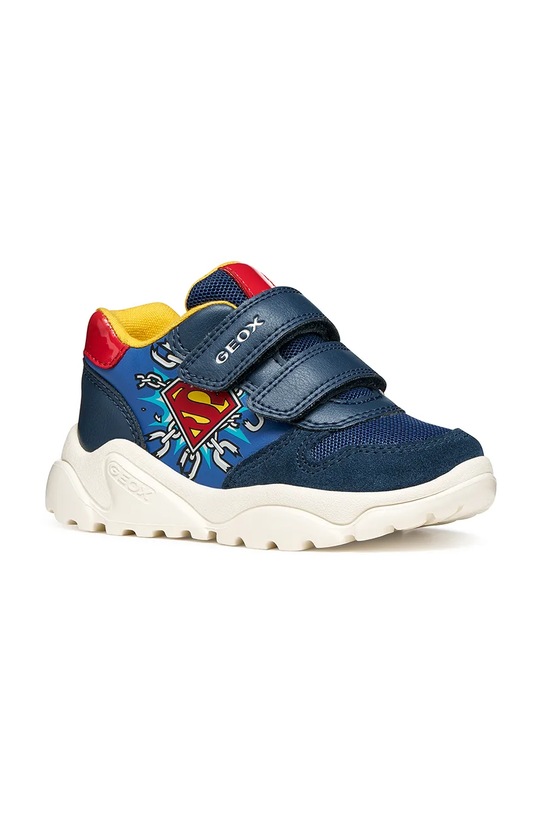 Παιδικά sneakers Geox CIUFCIUF απομίμηση λείου δέρματος σκούρο μπλε B655RB.0BC22.20.23