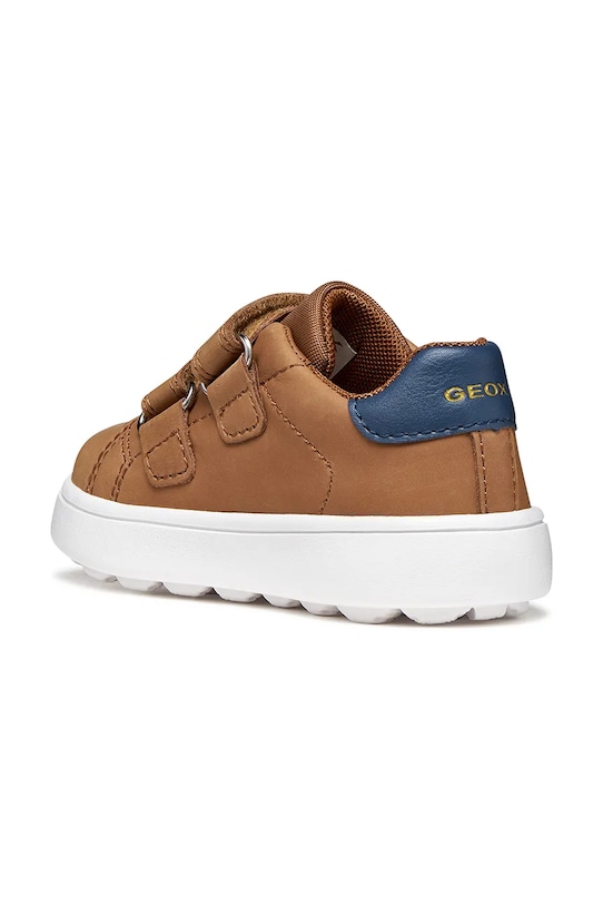 Geox sneakersy skórzane dziecięce MINICUB brązowy B656TA.0CL54.24.27