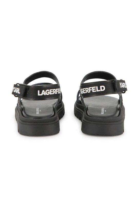 Chłopiec Karl Lagerfeld sandały dziecięce skórzane Z31176.28.35 czarny