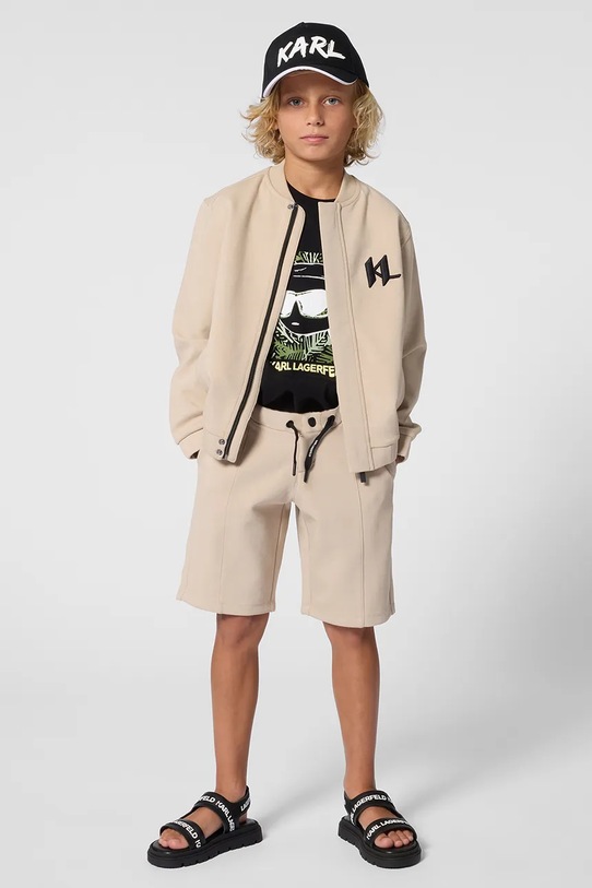 Karl Lagerfeld sandały dziecięce skórzane Z31176.36.39