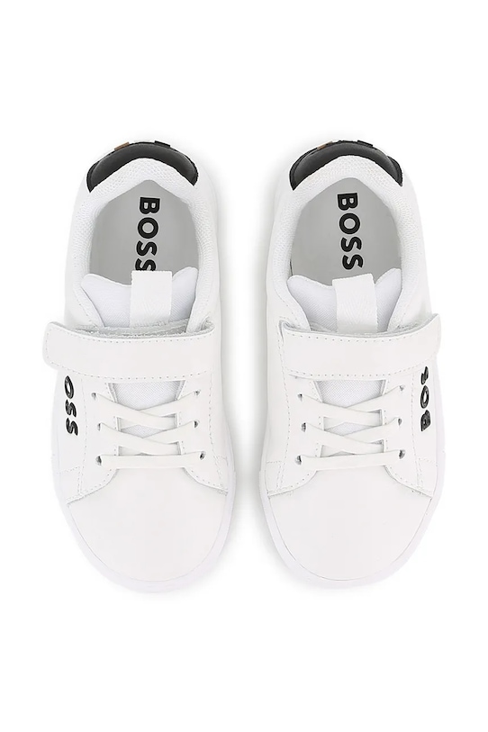 BOSS sneakersy skórzane dziecięce biały J52824.28.30
