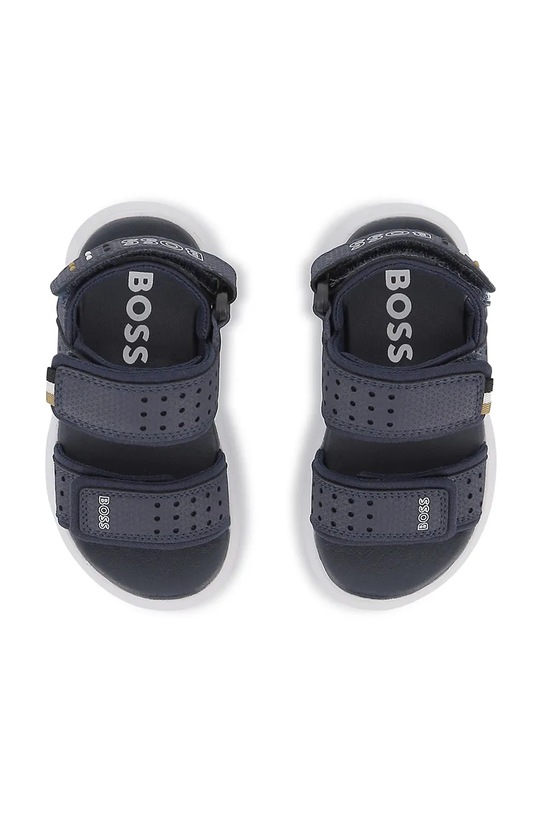 Παιδικά σανδάλια BOSS σκούρο μπλε J52823.22.27