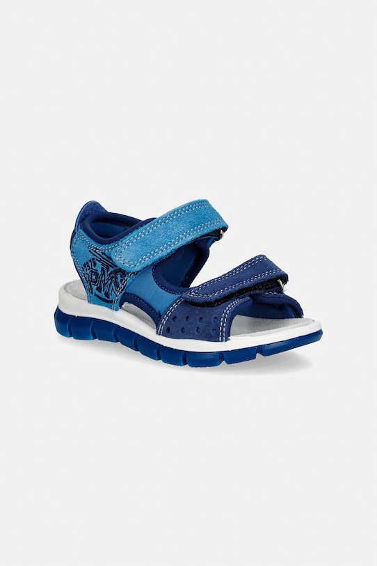 Primigi sandali con ritagli per bambini in pelle blu navy 1397700.25.30