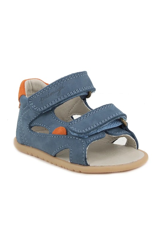 Primigi sandały z odkrytą piętą dziecięce skórzane granatowy 1414133