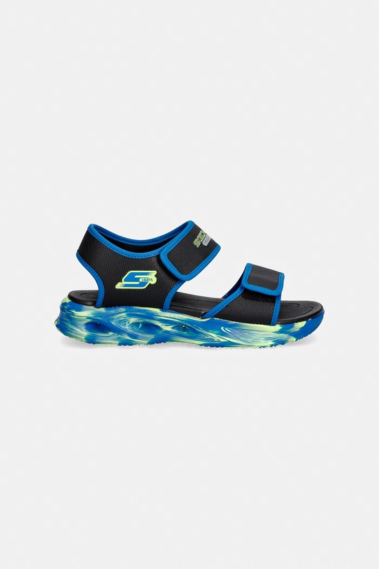 Skechers sandále detské SOLA GLOW SANDAL-FUSION BRIGH 407032L čierna SS26