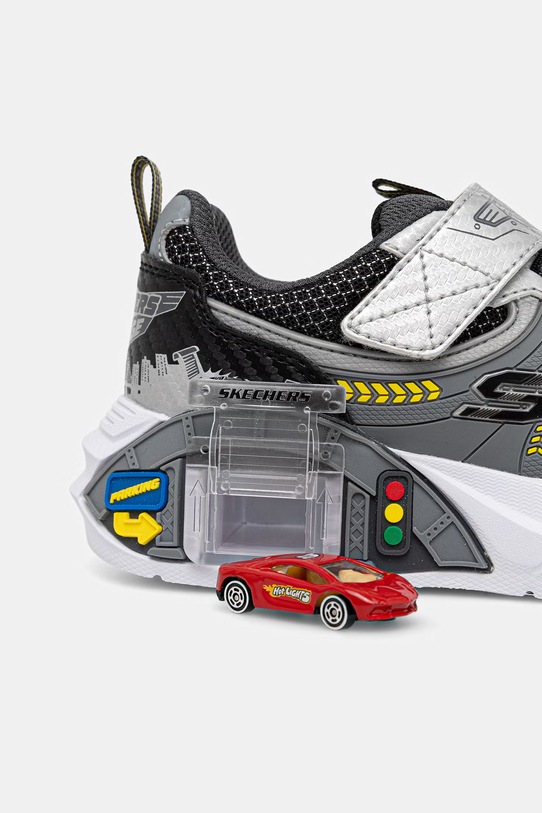 Chlapec Skechers SKECHERS GARAGE tenisky detské 402150L strieborná