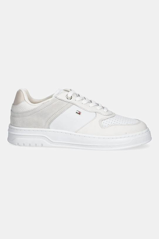 Tommy Hilfiger sneakersy TH SPORTY CUPSOLE TUMBLED LTR FW0FW09024 biały SS26