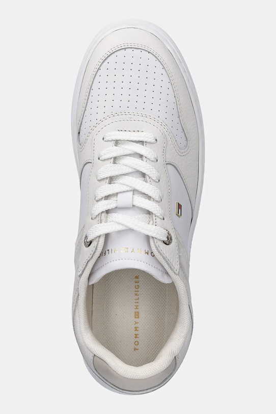 Tommy Hilfiger sneakersy TH SPORTY CUPSOLE TUMBLED LTR biały FW0FW09024