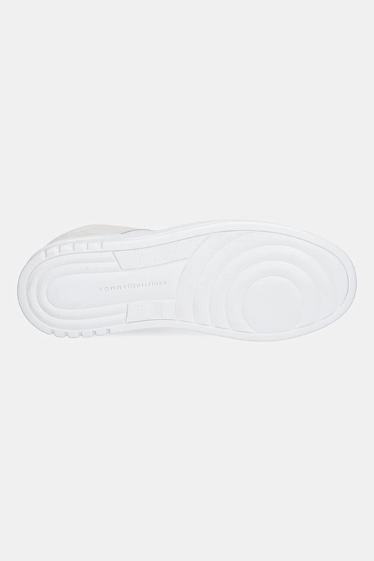 Tommy Hilfiger sneakersy TH SPORTY CUPSOLE TUMBLED LTR FW0FW09024 biały