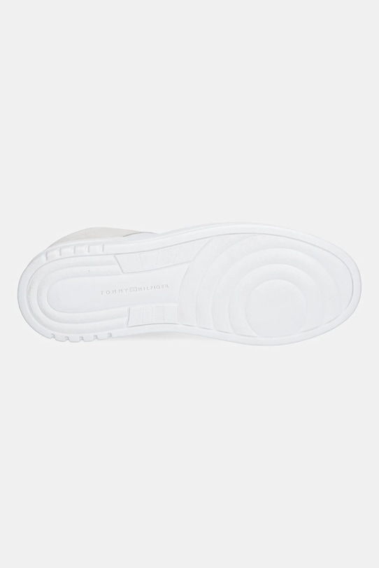 Tommy Hilfiger sneakersy TH SPORTY CUPSOLE TUMBLED LTR FW0FW09024 biały