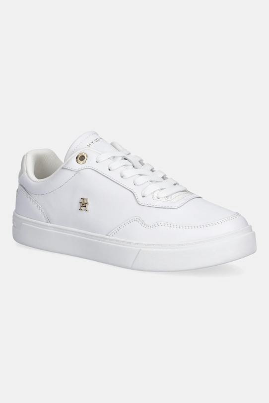 Δερμάτινα αθλητικά παπούτσια Tommy Hilfiger CASUAL CUPSOLE SNEAKER άλλο λευκό FW0FW09022
