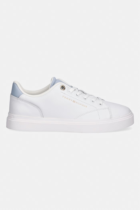 Tommy Hilfiger TH FEMININE CUPSOLE LEATHER tenisówki damskie FW0FW09105 biały SS26