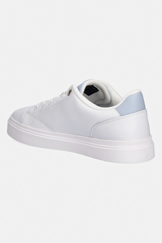 Obuwie Tommy Hilfiger TH FEMININE CUPSOLE LEATHER tenisówki damskie FW0FW09105 biały