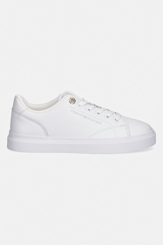 Tommy Hilfiger TH FEMININE CUPSOLE LEATHER tenisówki damskie FW0FW09105 biały SS26