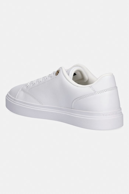 Obuwie Tommy Hilfiger TH FEMININE CUPSOLE LEATHER tenisówki damskie FW0FW09105 biały