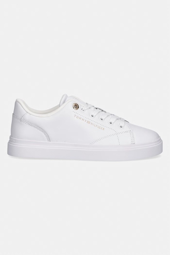 Tommy Hilfiger TH FEMININE CUPSOLE LEATHER tenisówki damskie FW0FW09105 biały SS26