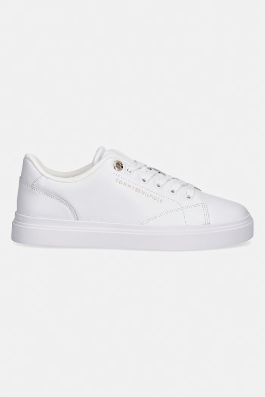 Tommy Hilfiger TH FEMININE CUPSOLE LEATHER tenisówki damskie FW0FW09105 biały SS26