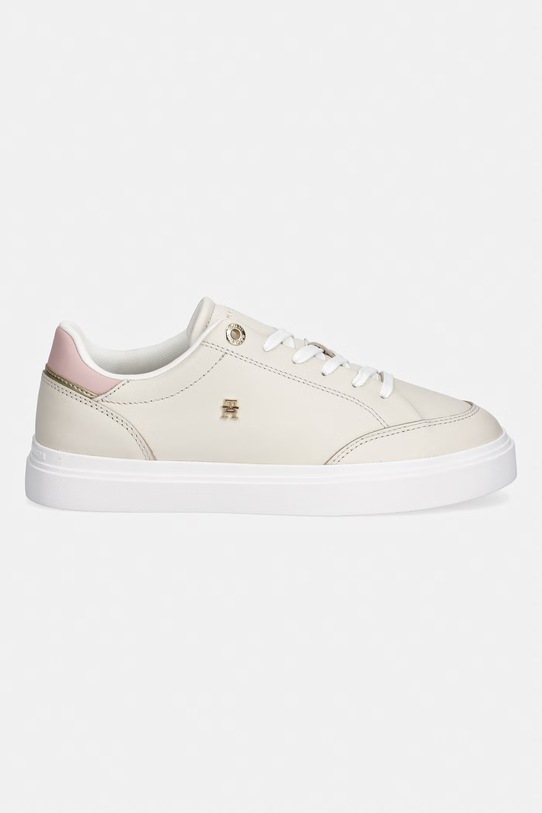 Tommy Hilfiger TH CHIC CUPSOLE sneakersy damskie FW0FW09106 beżowy SS26