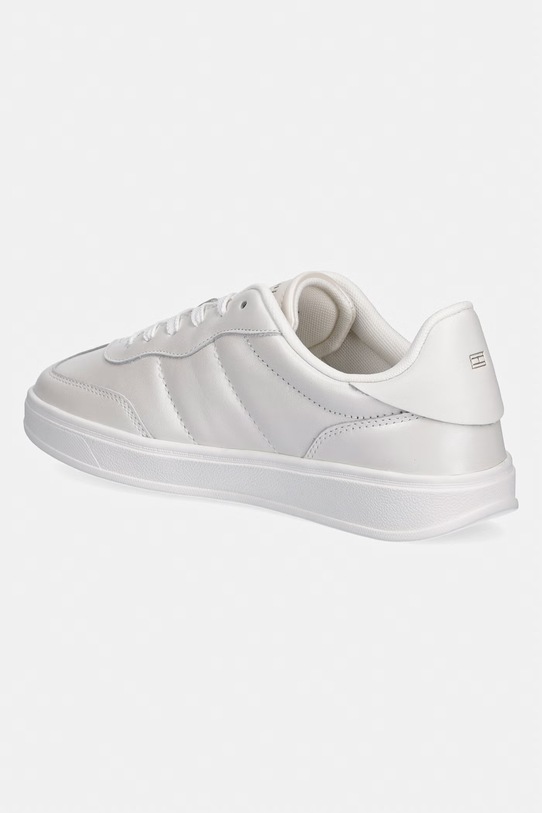 Obuwie Tommy Hilfiger TH HERITAGE SHINY SNEAKER sneakersy damskie skórzane FW0FW09179 biały